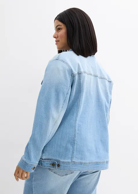 Veste en jean extensible, basique, bonprix