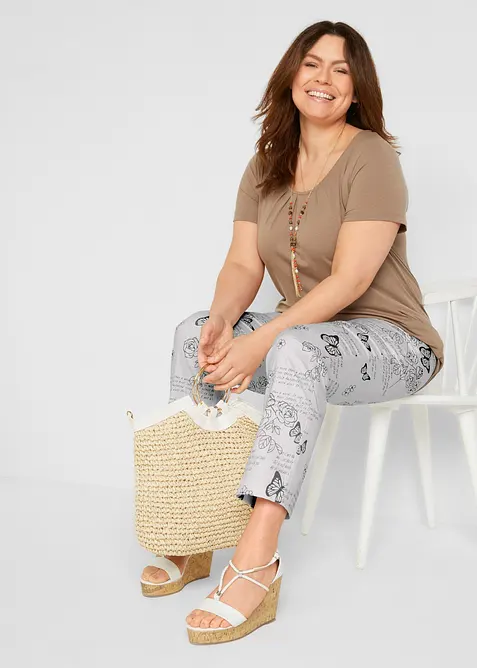 Longshirt mit Viskose, bonprix