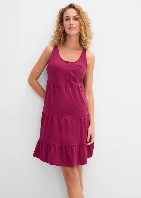 Robe courte en jersey coton, bonprix