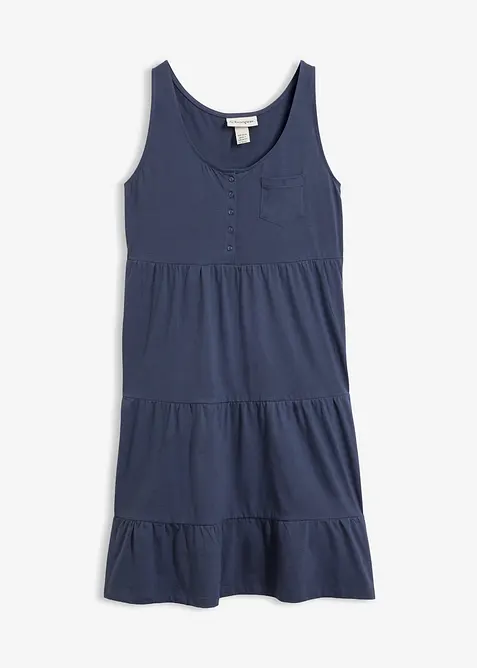 Baumwoll Jerseykleid, kurz, bonprix