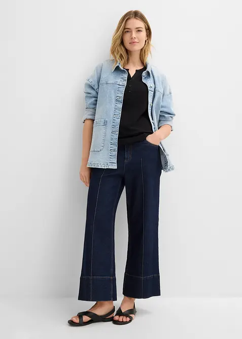 Baumwoll-Shirt, Kurzarm, bonprix