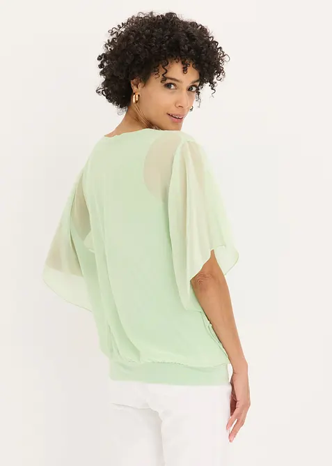 Blouse en mousseline, bonprix
