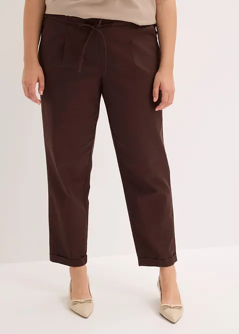 Pantalon en lin m&eacute;lang&eacute;, bonprix