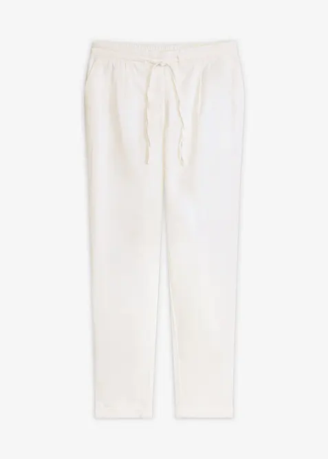 Pantalon en lin m&eacute;lang&eacute;, bonprix