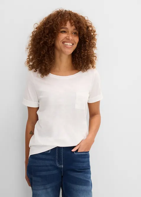 T-Shirt aus reiner Bio-Baumwolle, bonprix