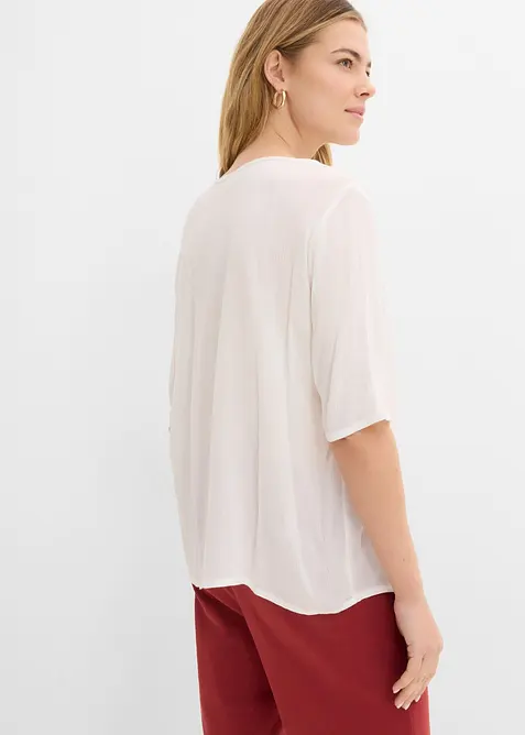 Crincle- Tunika aus softer Viskose, bonprix