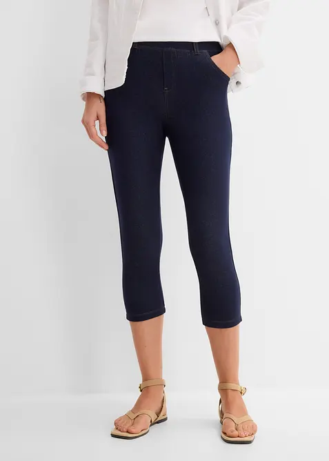 Capri-Leggings in Jeansoptik, bonprix