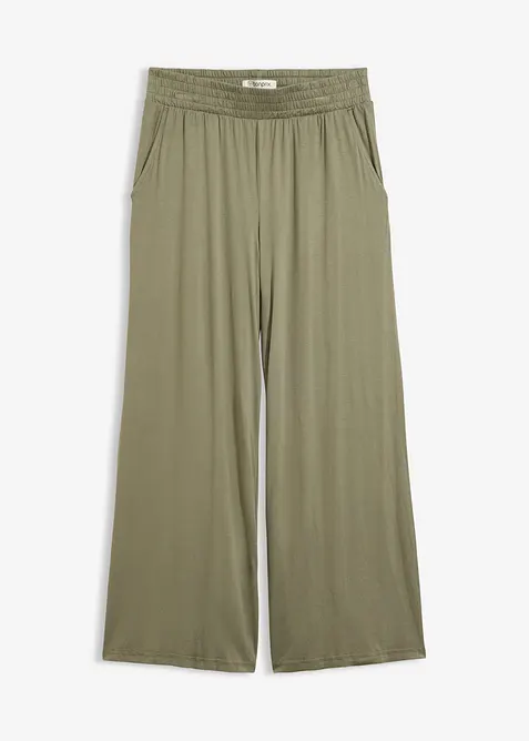 Jersey-Hose aus flie&szlig;endem Viskose-Mix, 7-8-L&auml;nge, bonprix