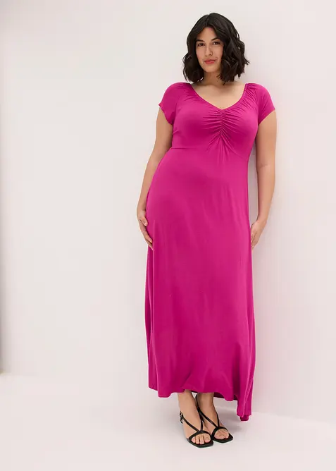 Robe longue en viscose extensible, bonprix