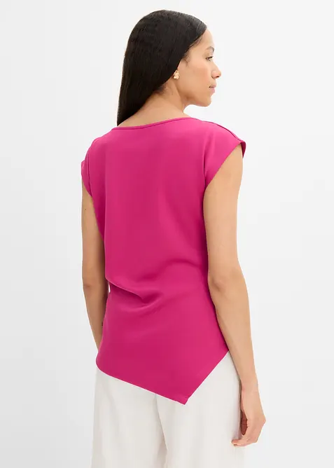 Asymmetrisches Top aus bequemem Scuba, bonprix