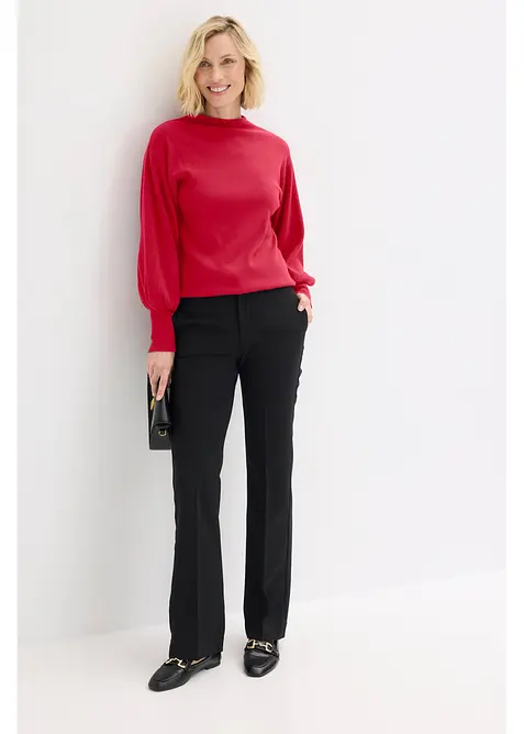 Pantalon &agrave; pinces f&eacute;minin, bonprix