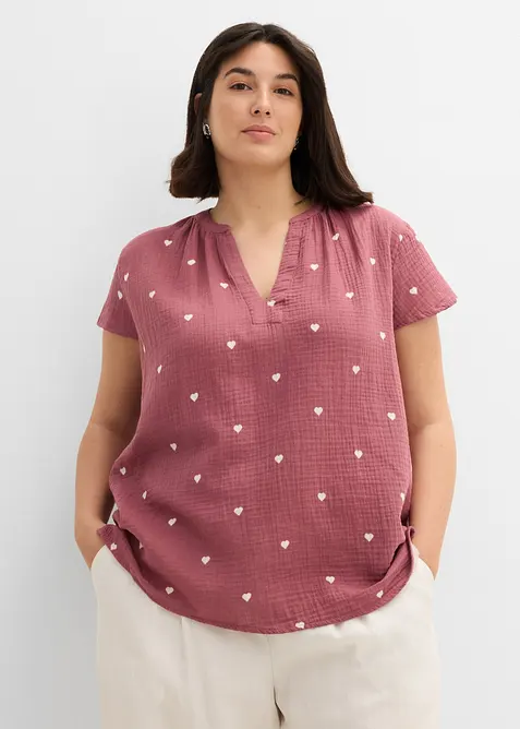 Tunique en gaze de coton, bonprix