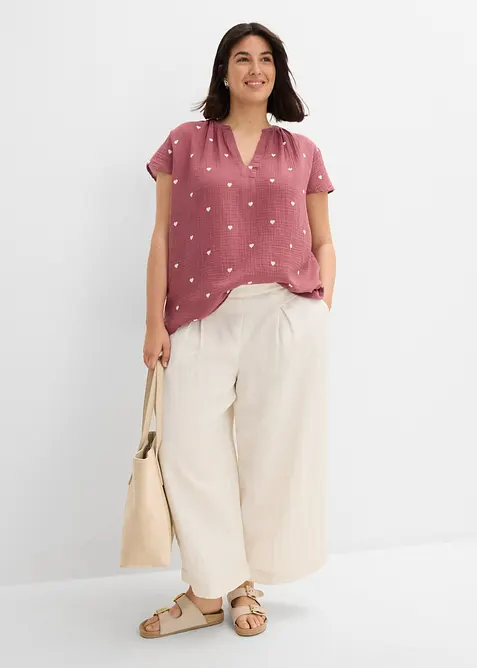 Tunique en gaze de coton, bonprix