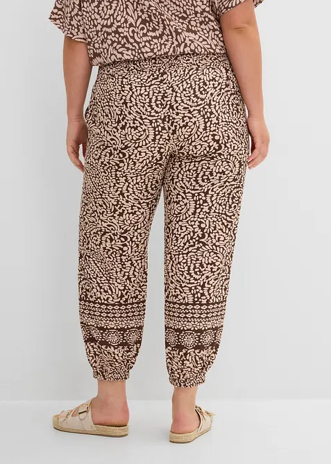 Schlupfhose aus flie&szlig;ender Viskose, bonprix