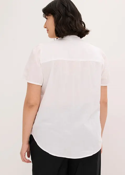 Bluse mit Lochstickerei, bonprix