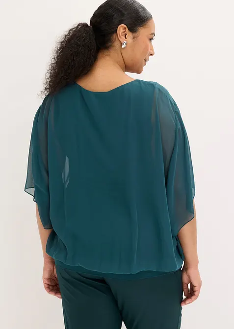 Chiffonbluse mit Untertop, bonprix