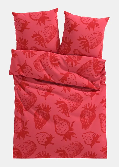 Parure de lit en coton m&eacute;lang&eacute;, bonprix