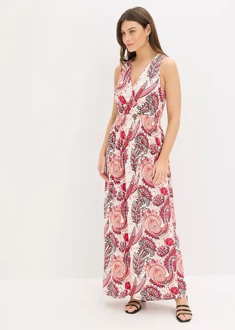 Robe longue en viscose douce et extensible, bonprix