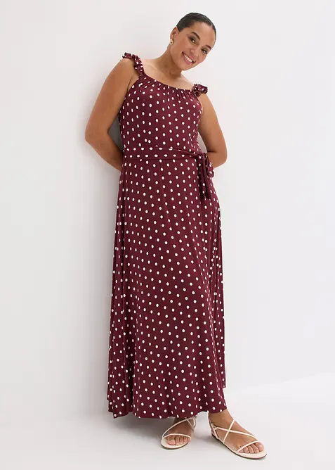 Robe longue imprim&eacute;e, bonprix