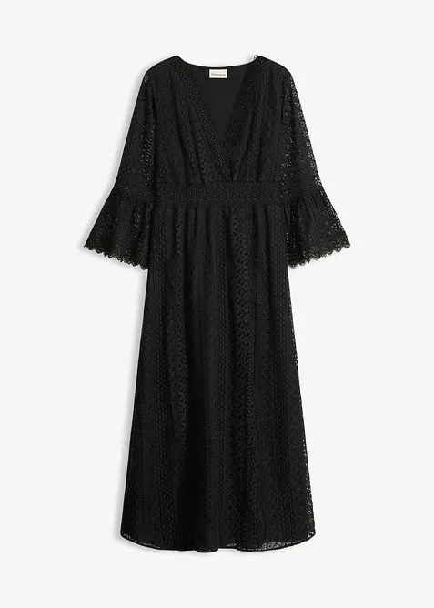 Maxikleid in Crochet-Optik, bonprix