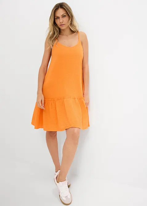 Tr&auml;gerkleid aus Musselin, bonprix