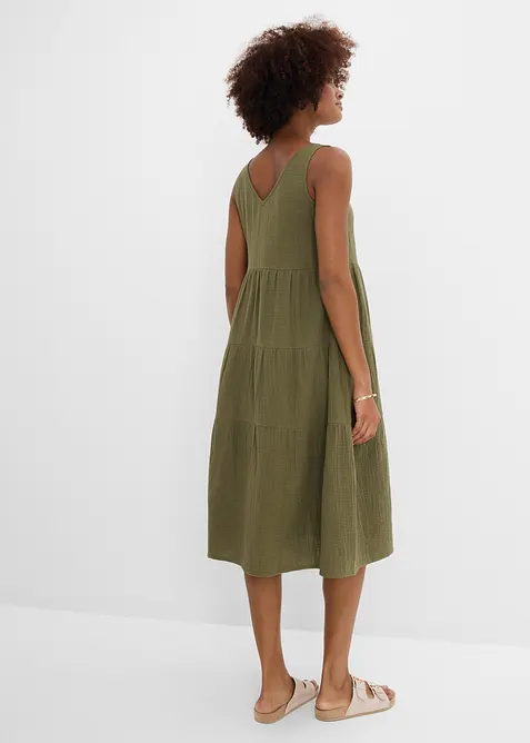 Robe en gaze 100% coton, bonprix