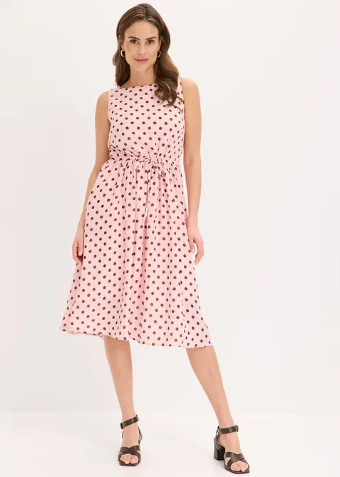 Midikleid mit Bindeband, bonprix