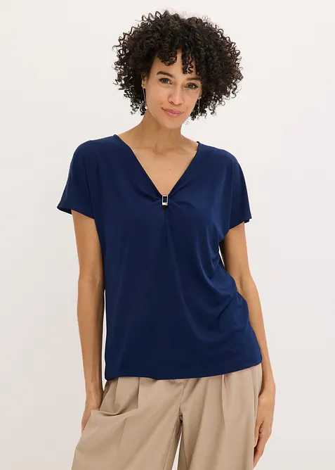 T-shirt avec anneau d&eacute;coratif, bonprix