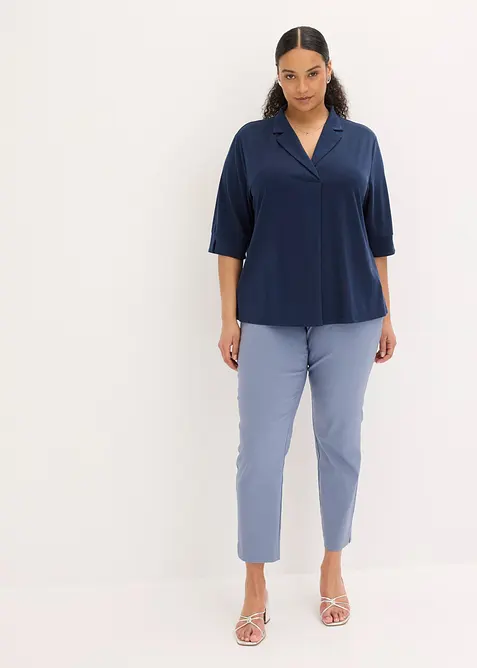 Tunique fluide en maille piqu&eacute;e de viscose, bonprix