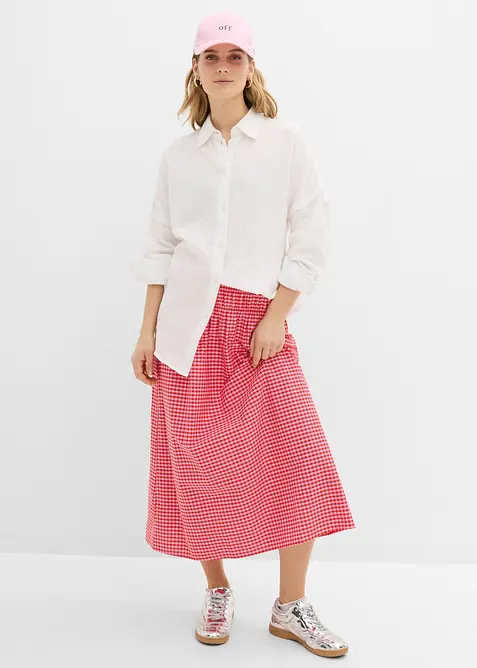 Chemise oversize en gaze de coton a&eacute;rienne, bonprix