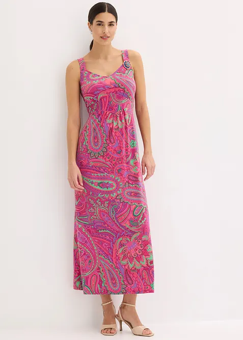 Maxikleid mit dekorativen Schmuck-Steinchen, bonprix