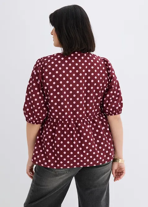 Blouse avec n&oelig;uds 100% coton, bonprix