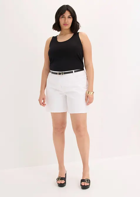 Short avec broderies anglaises, bonprix