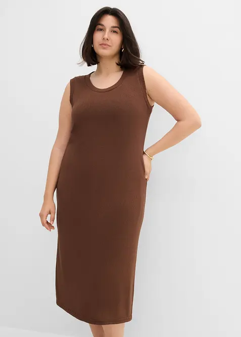 Robe l&eacute;g&egrave;re en maille, bonprix