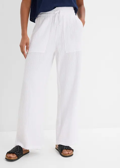 Hose aus luftigem Musselin, bonprix