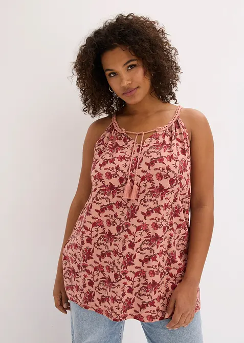 Top &agrave; fines bretelles en viscose, bonprix