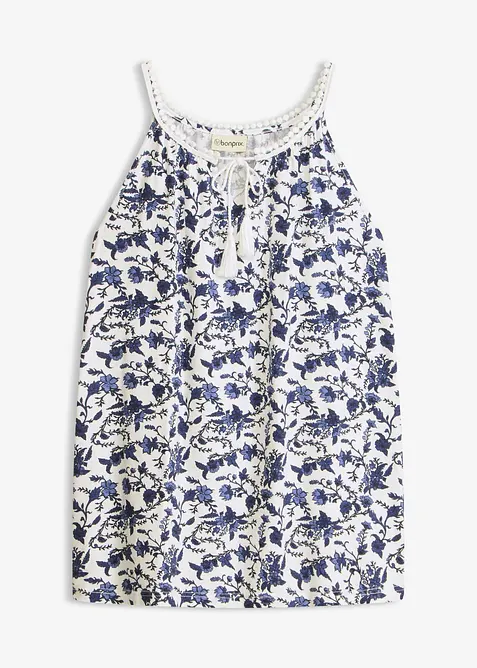 Top &agrave; fines bretelles en viscose, bonprix