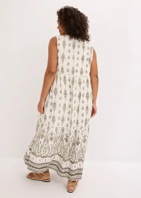 Maxikleid aus flie&szlig;ender Viskose, bonprix