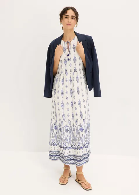 Maxikleid aus flie&szlig;ender Viskose, bonprix