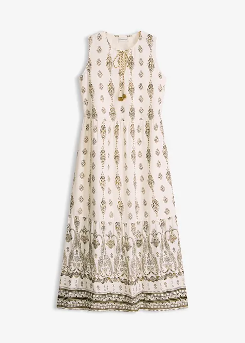 Maxikleid aus flie&szlig;ender Viskose, bonprix