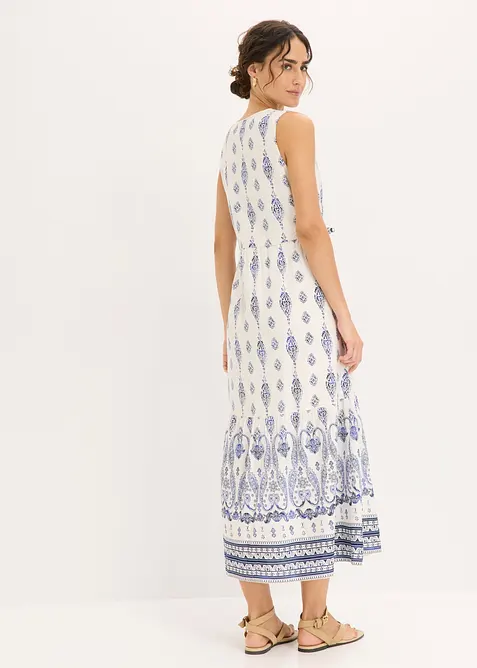 Maxikleid aus flie&szlig;ender Viskose, bonprix