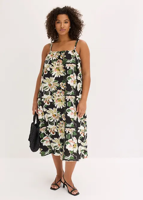 Robe midi douce, bonprix