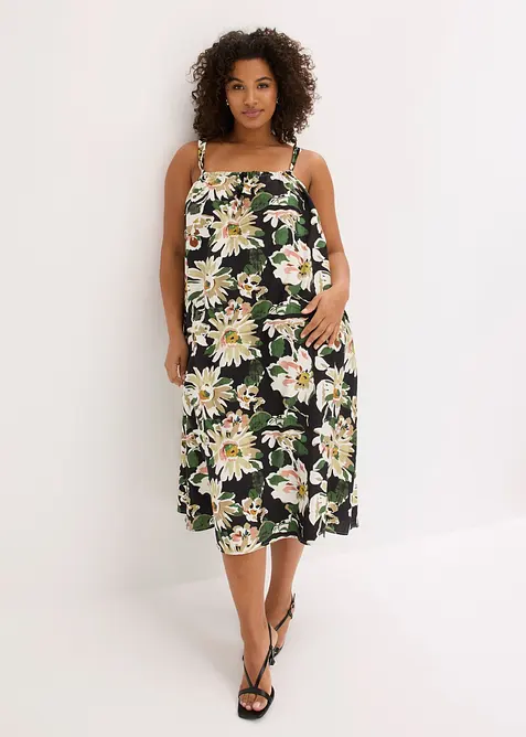 Robe midi douce, bonprix