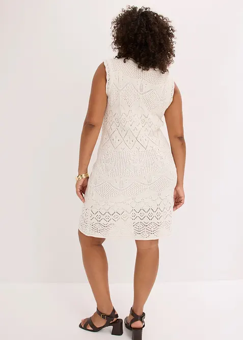 Strickkleid aus Baumwoll-Mix, bonprix