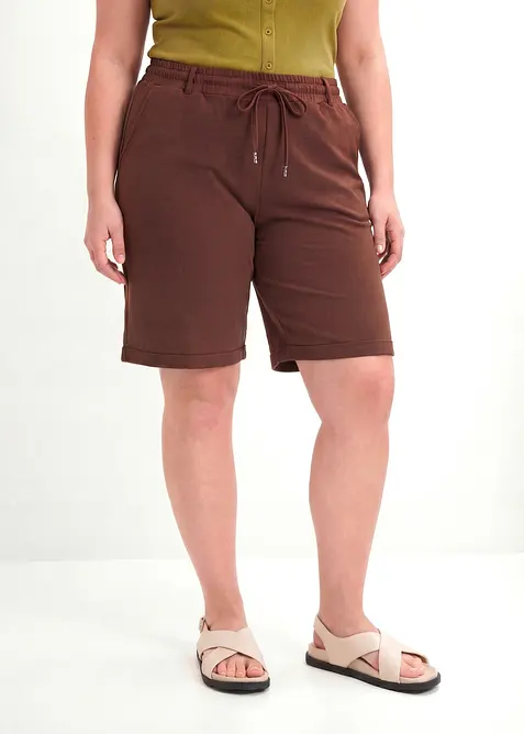 Sweat-Bermuda aus reiner Bio-Baumwolle, bonprix