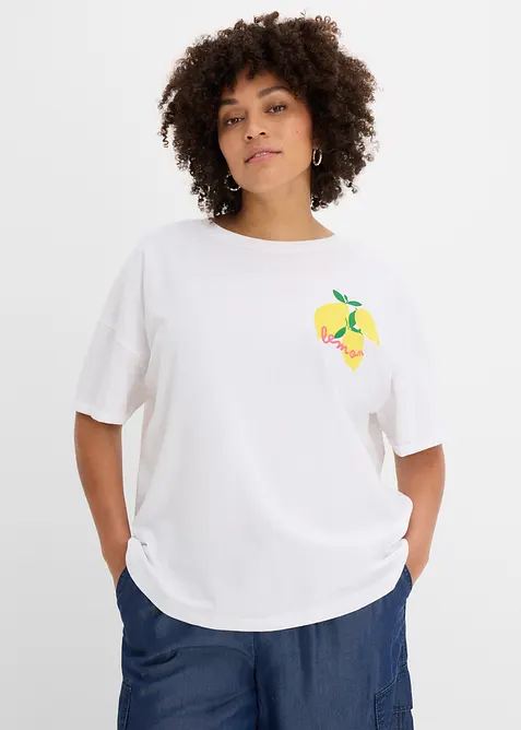 Oversize-Shirt aus reiner Bio-Baumwolle, bonprix