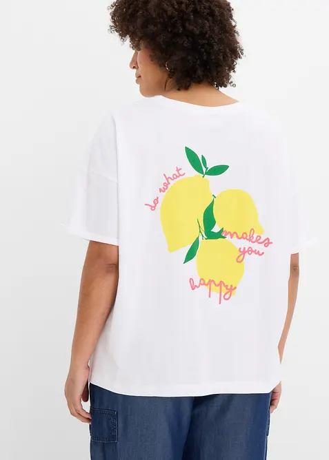 Oversize-Shirt aus reiner Bio-Baumwolle, bonprix