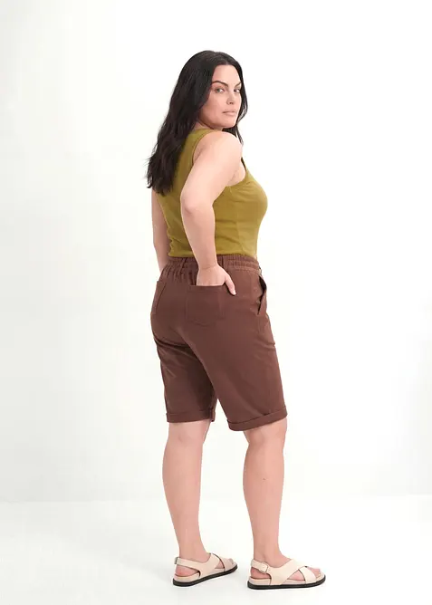 Sweat-Bermuda aus reiner Bio-Baumwolle, bonprix