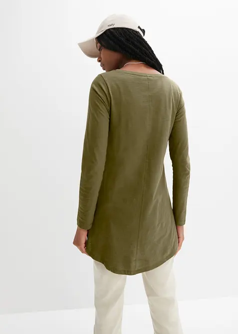 Langarmshirt aus leichtem Slub-Jersey-Material, bonprix
