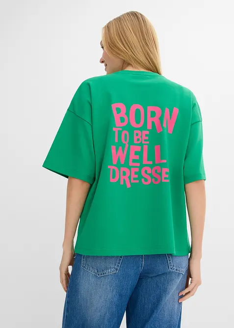Oversize-Shirt aus reiner Bio-Baumwolle, bonprix